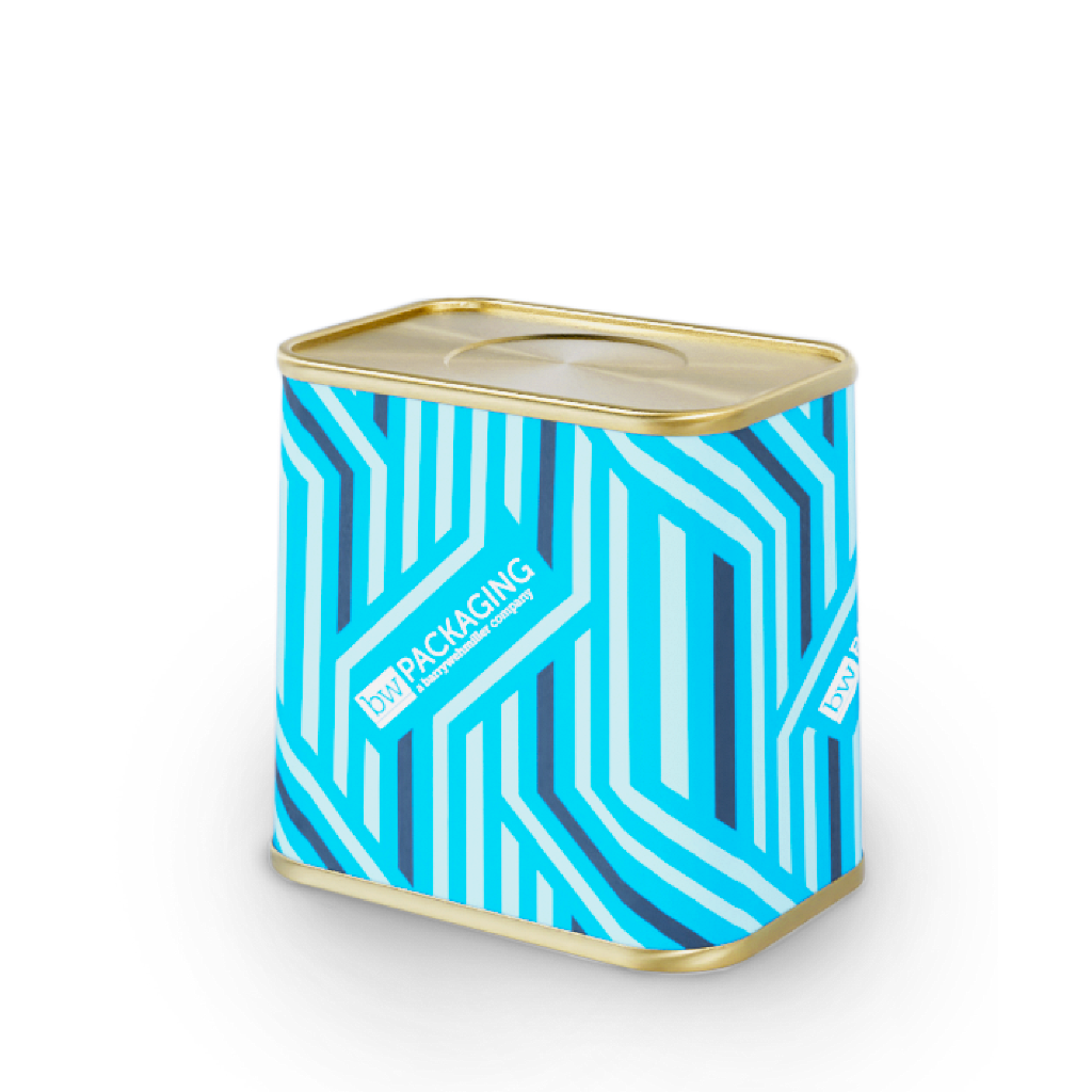Shaped can